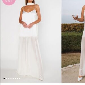 Show me your mumu white Dalia maxi dress